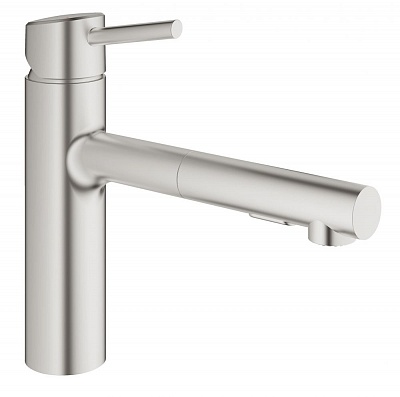 Кран для кухни с выдвижным изливом grohe