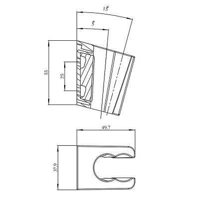 Держатель для лейки IDDIS Optima Home 080BC00i53