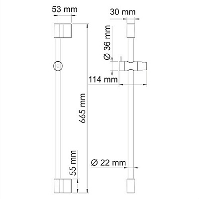 Стойка для душа WasserKraft A154