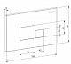 Комплект унитаза с инсталляцией D&K DS1021606 (клавиша хром)