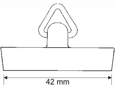 Пробка 70мм HC-5745 (треугольная)